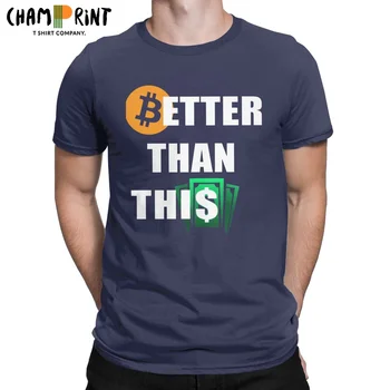 Oamenii Bitcoin Mai Bine Decât Dolarul Fiatmoney Monedă Tricou Bumbac Haine De Moda Cu Maneci Scurte Rotund Gat Teuri Idee De Cadou Tricouri