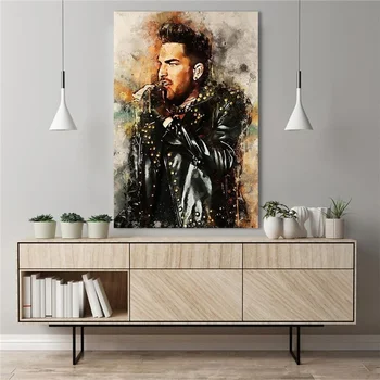 Figura Panza Pictura Adam Lambert Poster și Printuri Pictura Arta de Perete Imagini pentru Acasă Deor Camera de zi de Decorare