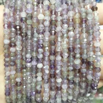 En-gros de Pietre Fatetate de Piatra Naturala Jades cristal Agate Rondelle Margele Rotunde Pentru a Face Bijuterii DIY Bratara Material 3 * 4mm
