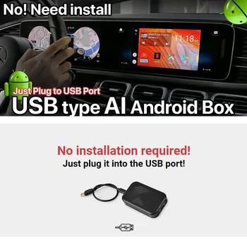 AZTON Plug and Play USB CarPlay Divertisment Android de Navigare Gps Auto AI Cutie Interfață Video Pentru Porsche Panamera 718 Macan