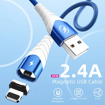 Magnetic Încărcător Micro USB C Cablu Pentru poco x3 pro Pentru iphone 11 Telefon Mobil de Încărcare Cablu de Încărcare Rapidă Magnet de Tip C USB Sârmă