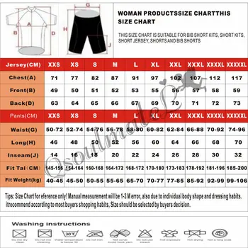 2021 Betty Modele de femei de ciclism Jersey maillot ropa mtb ciclismo Echipa de bicicleta ti se potriveste vara maneca Scurta camasi pantaloni de biciclist seturi