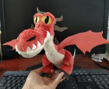 RED Dragon de pluș umplute păpușă Jucărie 7
