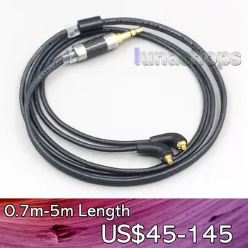 LN007087 2,5 mm 4.4 mm XLR 3.5 mm Negru 99% Pur PCOCC Casti Cablu Pentru Etymotic ER4SR ER4XR ER3XR ER3SE ER2XR ER2SE