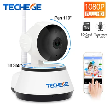 Techege 720P/1080P HD Camera IP Wireless Wifi cu Fir de Supraveghere Video Viziune de Noapte Camera de Securitate de Origine Rețea Interioară Yoosee