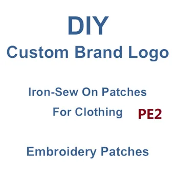 Broderie de Logo-ul de Brand Patch Modele Personalizate de Sprijin Material Aplici Pentru Haine DIY Patch-uri pentru Jachete T-Shirt Decrations PE2