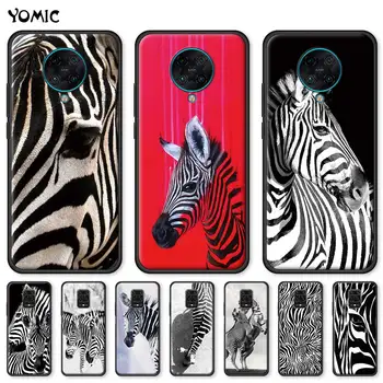 Animal Zebra Dungi Negre Și Albe Carcasa pentru Xiaomi Redmi Nota 9 8 9 7 8T K20 K30 Pro 9C 9A 7A 8A 6A Telefon Moale Caz Capacul