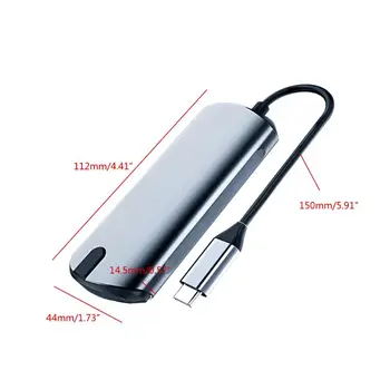 2021 Nou de 4-în-1 HUB USB 3 0 Tip C Adaptor 4 Porturi USB 3.0 Splitter pentru Notebook PC Hub