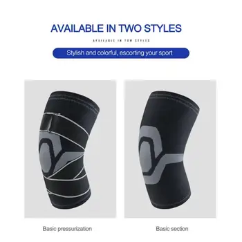 1 BUC genunchiere Elastice din Nylon Sport Fitness Kneepad de Fitness, Echipament Baschet Volei Bretele Protector