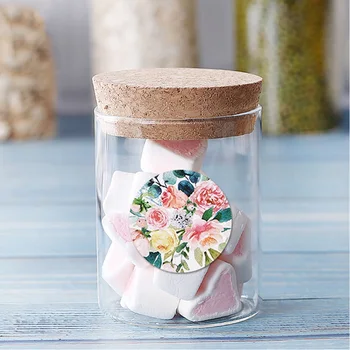 500Pcs Roz de Flori Autocolante Drăguț Role Etichete Autocolante Pentru Cutie de Cadou de Nuntă Papetărie Plicuri Sigiliu Autocolante Dragoste