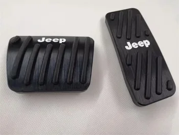 Masina Accssories Combustibil Auto Accelerator De Acoperire Pedala De Accelerație Pedala De Frână Kit Pentru Jeep Cherokee S 2016 2017 2018 2019 Auto Pedala