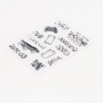 10.5*14.5 cm, Consolă de jocuri Transparent Sigiliu Clar Timbre Moare de Tăiere cu Role Timbre DIY Album Album / Carte de Producție de Paste