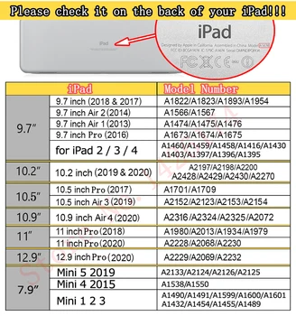 De caz pentru iPad 10.2 inch 2019 2020 A2197 A2270 Rotative portabile suport acoperi，2021 nou anti-toamna siguranța copilului coajă de protecție