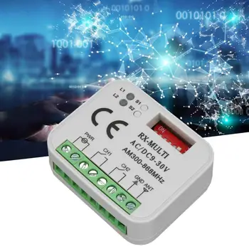 Universal Control de la Distanță Comutator de Receptor 300-868MHz Controler Multi-frecvență de la Distanță Ușa de Garaj de Control 9-30V Inteligent N1C3