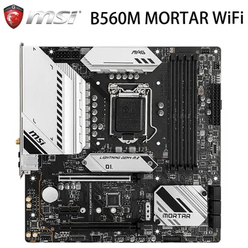 Noua Placa de baza MSI MAG B560M MORTAR WIFI, Socket LGA1200 Memorie DDR4 PCI-E 4.0 M. 2 SATA Wireless Original Desktop Placa de baza