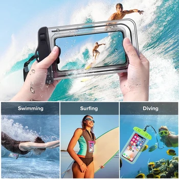Universal Impermeabil Caz Telefon Mobil Acoperă Coque Dovada de Apă Husa Geanta Pentru iPhone 12 11 Pro Max 8 Plus Samsung Xiaomi