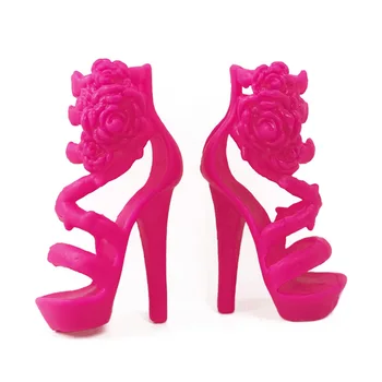 Trandafir roz Papusa Pantofi pentru Papusile Monster High Pantofi cu toc Sandale Pentru Ever After High 1/6 Monstru Papusa Accesorii de Jucarie pentru Copii