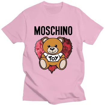 Vara Urs de Imprimare T-Shirt Moda Barbati Maneca Scurta Animal Drăguț Urs Harajuku Tricou Casual de Top Streetwear Top T-Shirt Femei