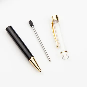 24 Buc / Sset DIY Manual de Cristal Pen Japoneză Manual DIY Lichid Pix Metal DIY Pen Diamant Gol Pen Japoneză de Cadou