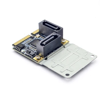 Adauga Pe Carduri Mini PCI-E PCI Express cu 2 Porturi SATA 3.0 Convertor HDD-SSD SATA3 Controller Card de Expansiune SATA de Multiplicare