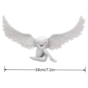 Hohote Înger Gradina Statuia Îngeri Simpatie Ornament Îngerul Ceresc Plângând Figurina Ornament Statuie De Gradina Decor În Aer Liber