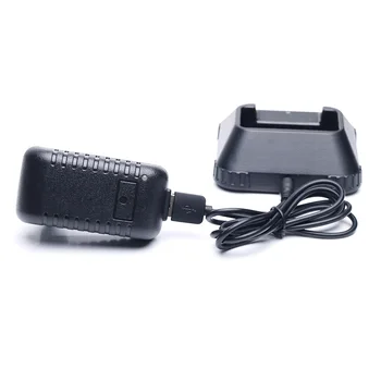 OPPXUN Walkie Talkie YC-2011A cu Adaptor Încărcător de birou Tava Cablu Accesoriu pentru 2 Mod de Ham Radio Portabila Baofeng UV-3R+ Plus
