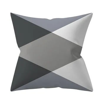 Super Fierbinte Gri Nordic Geometrice Față De Pernă Pleduri Dungi Abstracte De Artă Decorative Gri Perne Canapea Perne Xmas Decor
