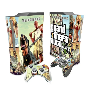 Grand Theft Auto V GTA 5 Piele Autocolant Decal Pentru Consola Xbox 360 și Controlere Piei de Autocolante de Vinil pentru Xbox360