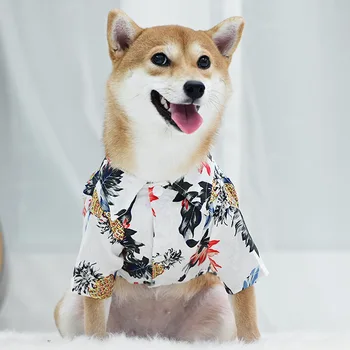 Câine Haine de Vară pentru Câini de talie Mică Plajă de Ananas Câine Shirt pentru Câini Animale de companie Cățeluș Îmbrăcăminte