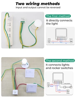 DIY WiFi Smart Light Switch Întrerupător Universal Timer Inteligent APP de Viață fără Fir Control de la Distanță Funcționează Cu Tuya Alexa de Start Google