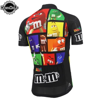 Retro BĂRBAȚI Ciclism Jersey Desene animate pline de culoare de Biciclete Rutiere Haine MTB Echipa de Top Bicicleta Port Maillot Ciclismo Vara Personalizate