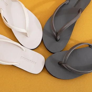 2021 Ｗomen Plaja Flip Flops Culori Solide Cupluri din Afara Papuci de casă Moale EVA Slip-on Pantofi de Vara de sex Feminin de sex Masculin Moda Diapozitive