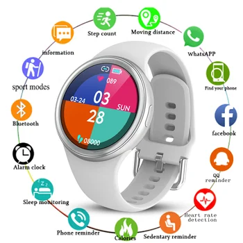 LIGE Nou Ceas Inteligent Femei Monitor de Ritm Cardiac IP68 rezistent la apa de Fitness 2021 Bluetooth Ceas Sport Barbati Smartwatch Pentru Android iOS