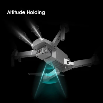 LSRC E68 Pro Mini Drona cu Unghi Larg 4K, 1080P WiFi Camera FPV Drone Înălțime Holding Modul RC Pliabil Quadrotor Dron Jucarie Cadou