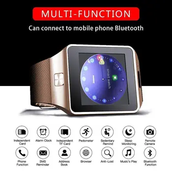 2019 Bluetooth Ceas Inteligent DZ09 Relogio smartwatch Android telefon tracker de fitness reloj Ceasuri Inteligente subwoofer bărbați femei dz 09