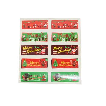 60pcs/set Hârtie de Crăciun Autocolant de Anul Nou Sigiliul de Hârtie de Ambalare Etichetă Xmas Special Etichete de Pret Pentru Cookie Cadou Autocolante