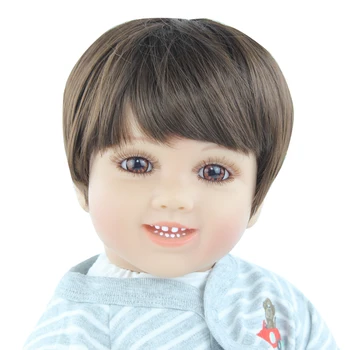 60 CM de Silicon Renăscut Băiat Papusa De Fata Toddler Copii Dress Up Boneca Cadou de Ziua Copilului Casă de Joacă de Culcare Jucarie