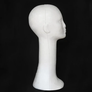 Spuma de sex Feminin Cap de Om Gât Lung Manechin Peruca Pălărie, Ochelari de Afișare Stand Model de make up Femeile de Formare Capul Kit de Instrumente de Păr