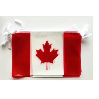 ZXZ Canada drapele steaguri 20buc Fanion POT Canada Șir Banner Presuri Festival Petrecere de Vacanță
