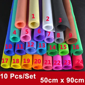 50x90cm 10Sheets Spumă Albă de Hârtie Foamiran Colorate EVA Ambarcațiuni de Hârtie DIY Materiale Taie Spong Lucrări de Decorare pentru Copii