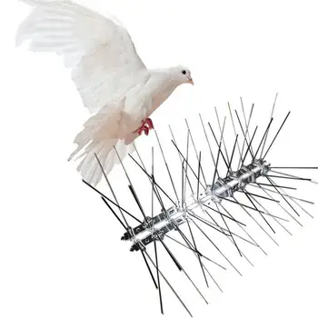 Pasăre Crampoane De Plastic Repeller Pasăre Porumbel Piroane De Descurajare Anti Pasăre Din Oțel Inoxidabil Spike Strip Pasăre Sperietoare Repeller Pentru Porumbel