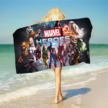Marvel Prosoape de Baie Fibre de Poliester Disney Avengers Prosop de Plajă Captain America, Hulk, Iron Man, Spiderman Prosop de Plaja pentru Baie