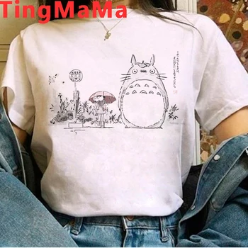Studio Ghibli Totoro Miyazaki Hayao haine femei harajuku kawaii casual 2021 tricou tumblr