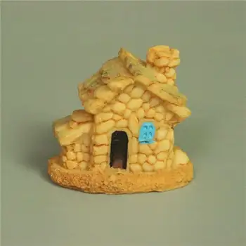 Casă de piatră Zână Grădină în Miniatură Ambarcațiuni Micro Cabana Peisaj Decor Pentru DIY Rasina de Artizanat HFD889