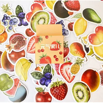 46 Buc Autocolante Decorative Fructe Proaspete Serie Decalcomanii Pentru Diy Personaliza Jurnalul Decor Laptop-Uri Album