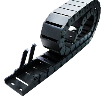 R38 Cablu Lanț 18x18 18x25 18x37 18x50 mm Pod de Tip Non-Deschidere Semi-închis Plastic cablu de tractare de Transmisie Drag Chain pentru CNC