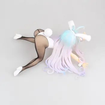 Japonia Figura Sexy nici un Joc Nu Viata Shiro Fata Bunny PVC Acțiune Figura Japonia 12cm Figura Anime Colectie de jucarii Model de Papusa Pentru Cadou