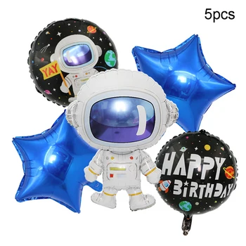 Spațiu A Astronauților De Rachete Baloane Folie Cu Heliu Baloane Happy Birthday Party, Decoratiuni Copii Băieți Favoruri De Partid Jucărie Globos