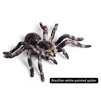 2 buc 9.5 cm Mare Fals Păianjen Realist Insecte Model de Jucărie Distracție de Halloween Înfricoșător Prop