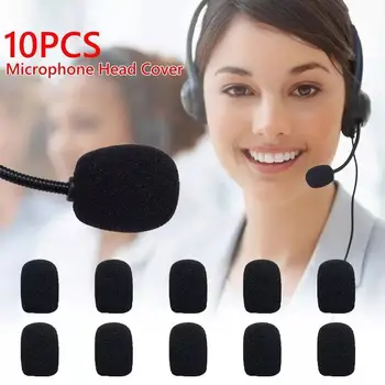 10BUC Microfon Parbriz Burete Acoperi Cască Microfon Mic Capac de Protecție Capac de Spuma Pentru Gooseneck Întâlnire C0Y9